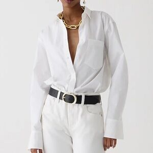 Jcrew Garcon Classic Button Up Shirt In Cotton Poplin New Size Petite 00